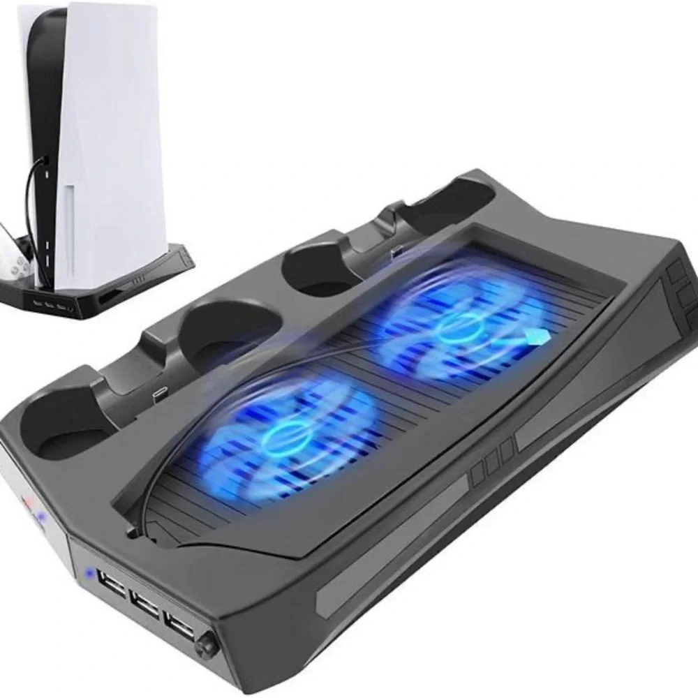 Play station 5 charging port-cooling system